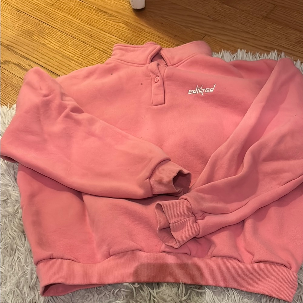 Edikted Pink Cowl Neck Sweater